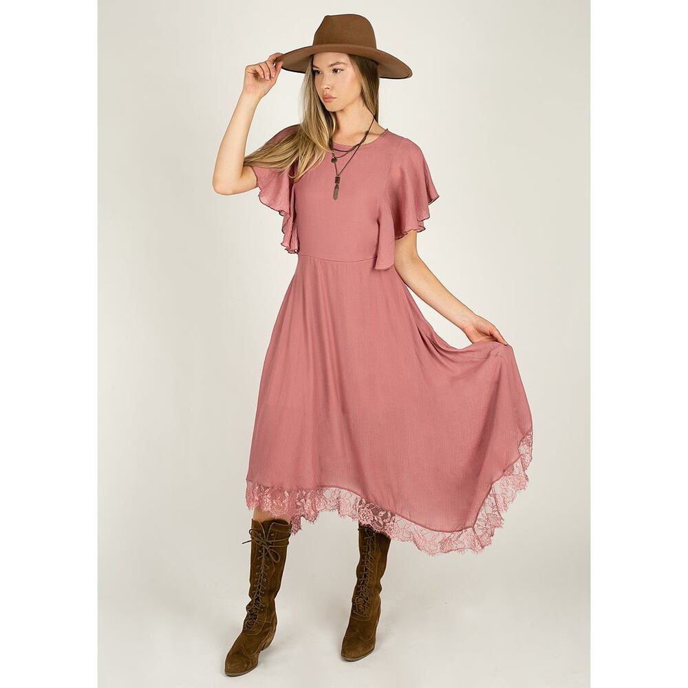 Joyfolie Mia Joy Women’s Lakynn Dress in Rose Petal Size XS